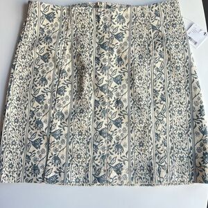 Free People Floral Mini Skirt- nwt